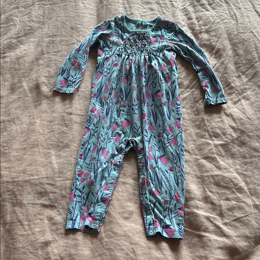 Tea collection tulip romper size 18-24 months